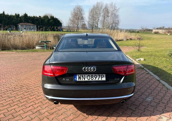 Audi A8 cena 90900 przebieg: 274500, rok produkcji 2011 z Ostróda małe 704